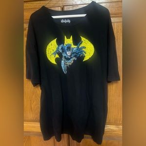 Official Batman colorful graphic design bold, illustrations, black T-Shirt 2XL